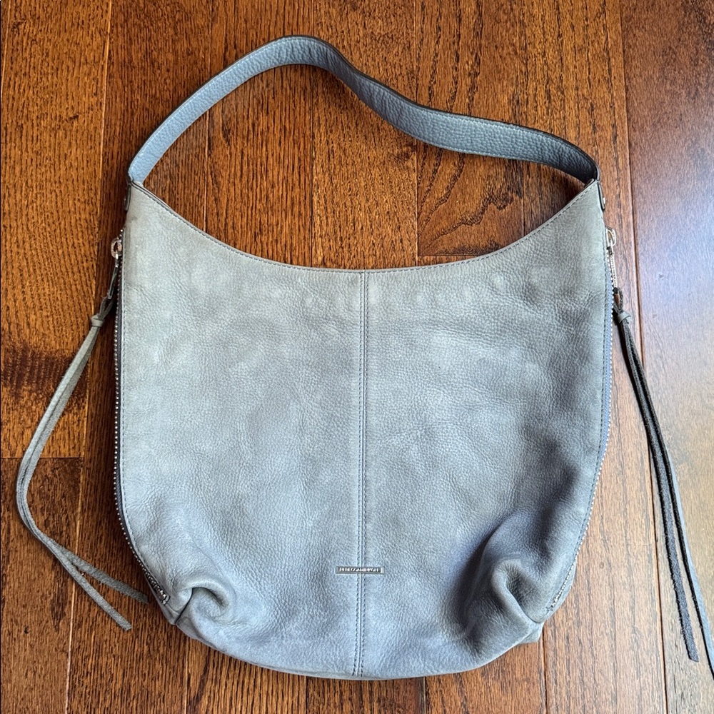 Rebecca Minkoff Bryn Double Zip Suede Hobo